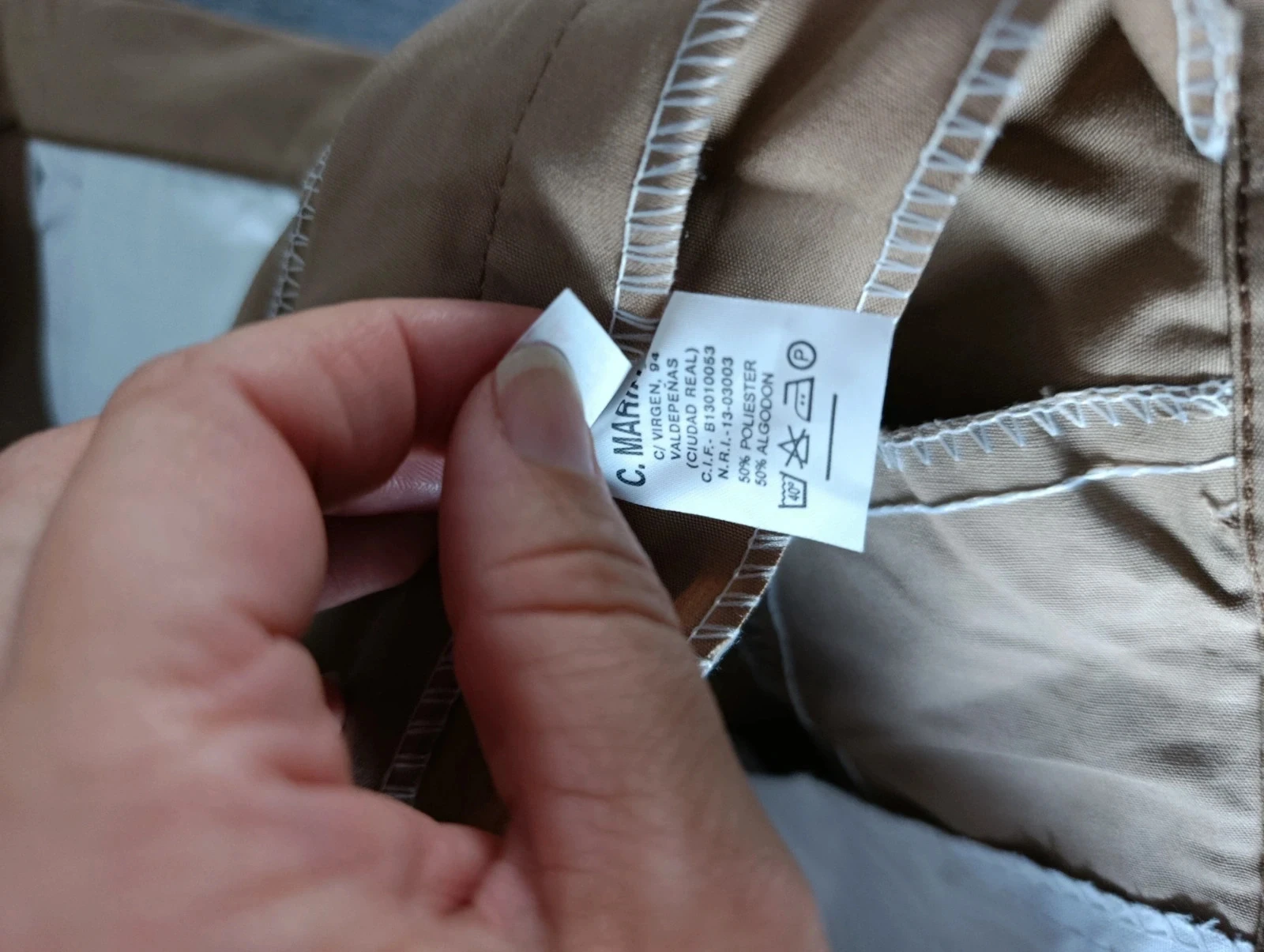 Beige men's shorts C. Marin – Size 54 – New with tag – Made in Spain – photo 9